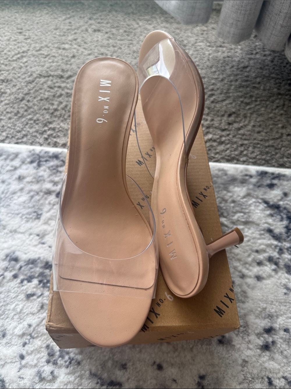 Mix No. 6 clear sandals Liliete